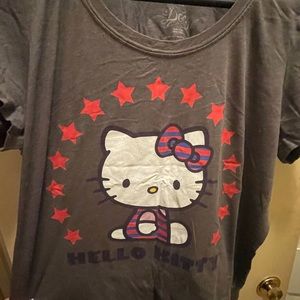 Grey Hello Kitty Sanrio Tee in XL